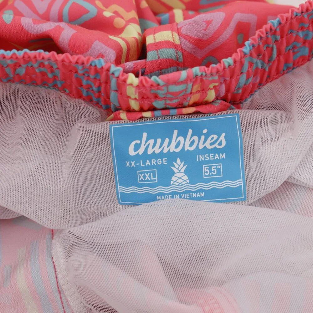 Chubbies Swim Trunks Mens 2XL The Dawn Patrols 5.5